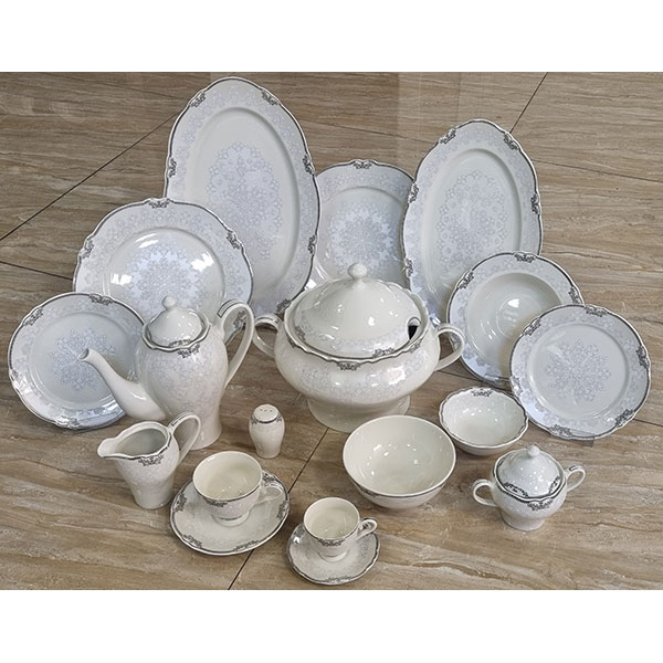 سرویس 128 پارچه (18 نفره) اودیسه پردیس کد 8014 پلاتین 